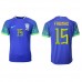 Tanie Strój piłkarski Brazylia Fabinho #15 Koszulka Wyjazdowej MŚ 2022 Krótkie Rękawy